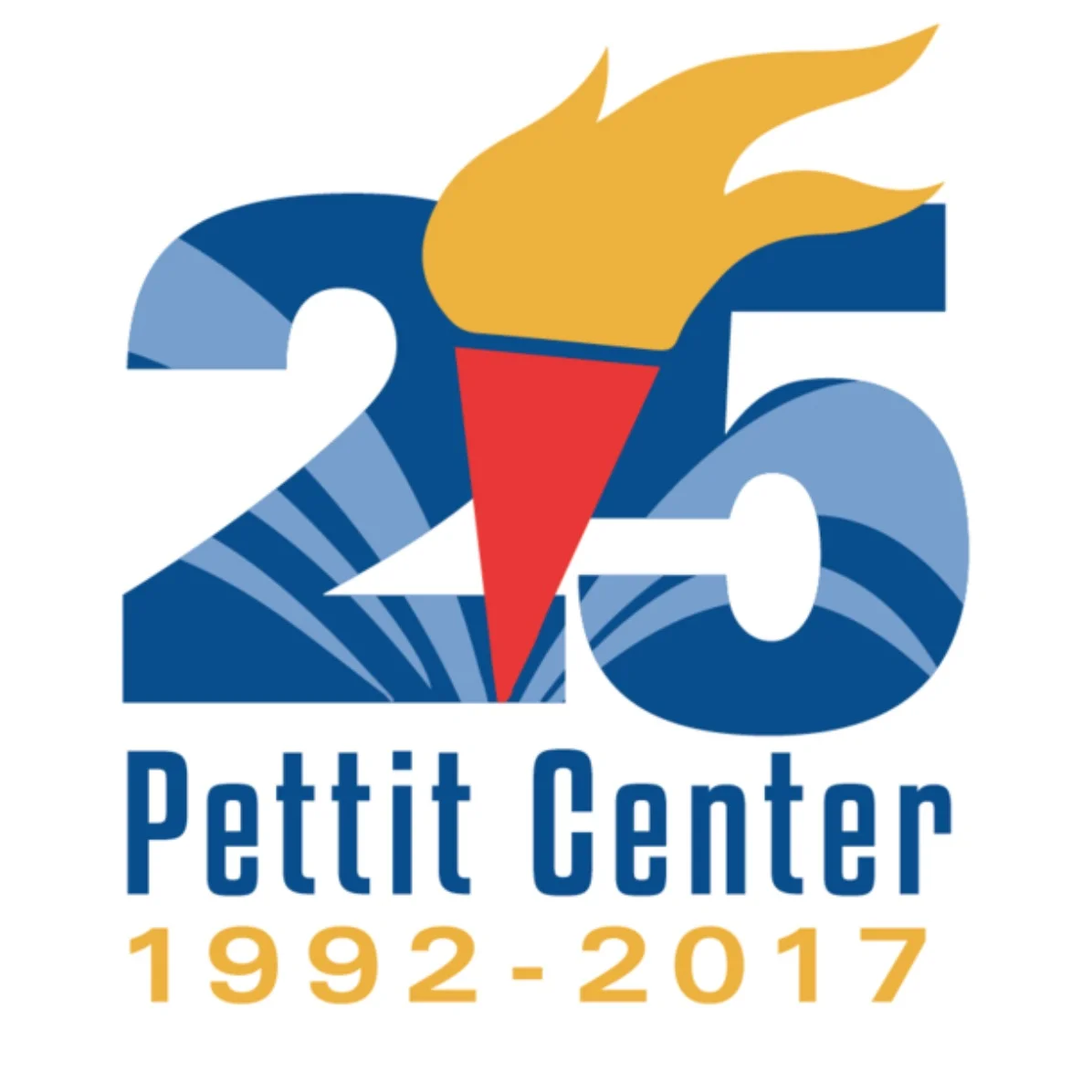 Pettit Center Anniversary Logo &amp; Graphics