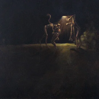 Reveries I , 2017 Oil on board 8 x 8 inches