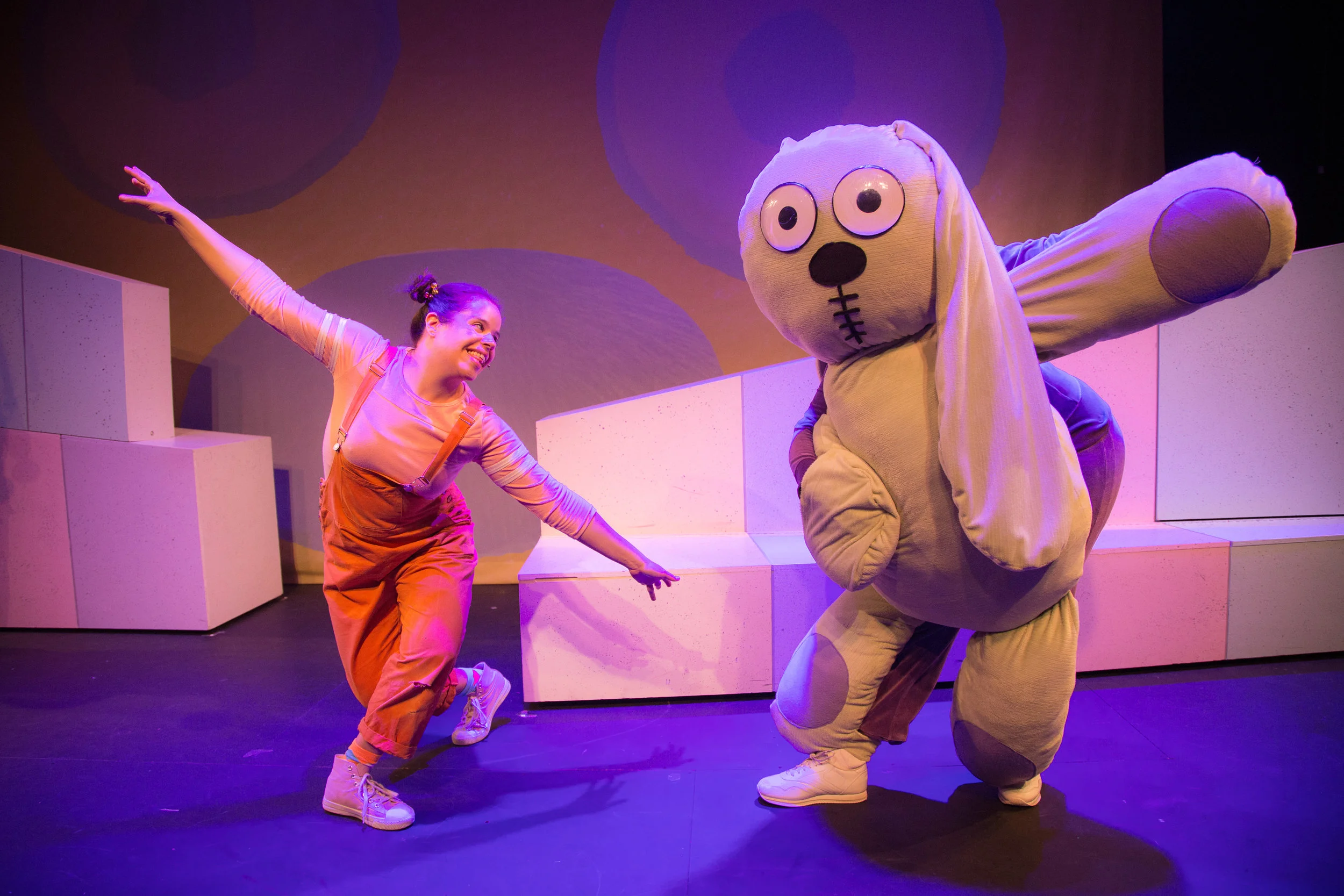 Designed and fabricated Giant Knuffle Bunny
