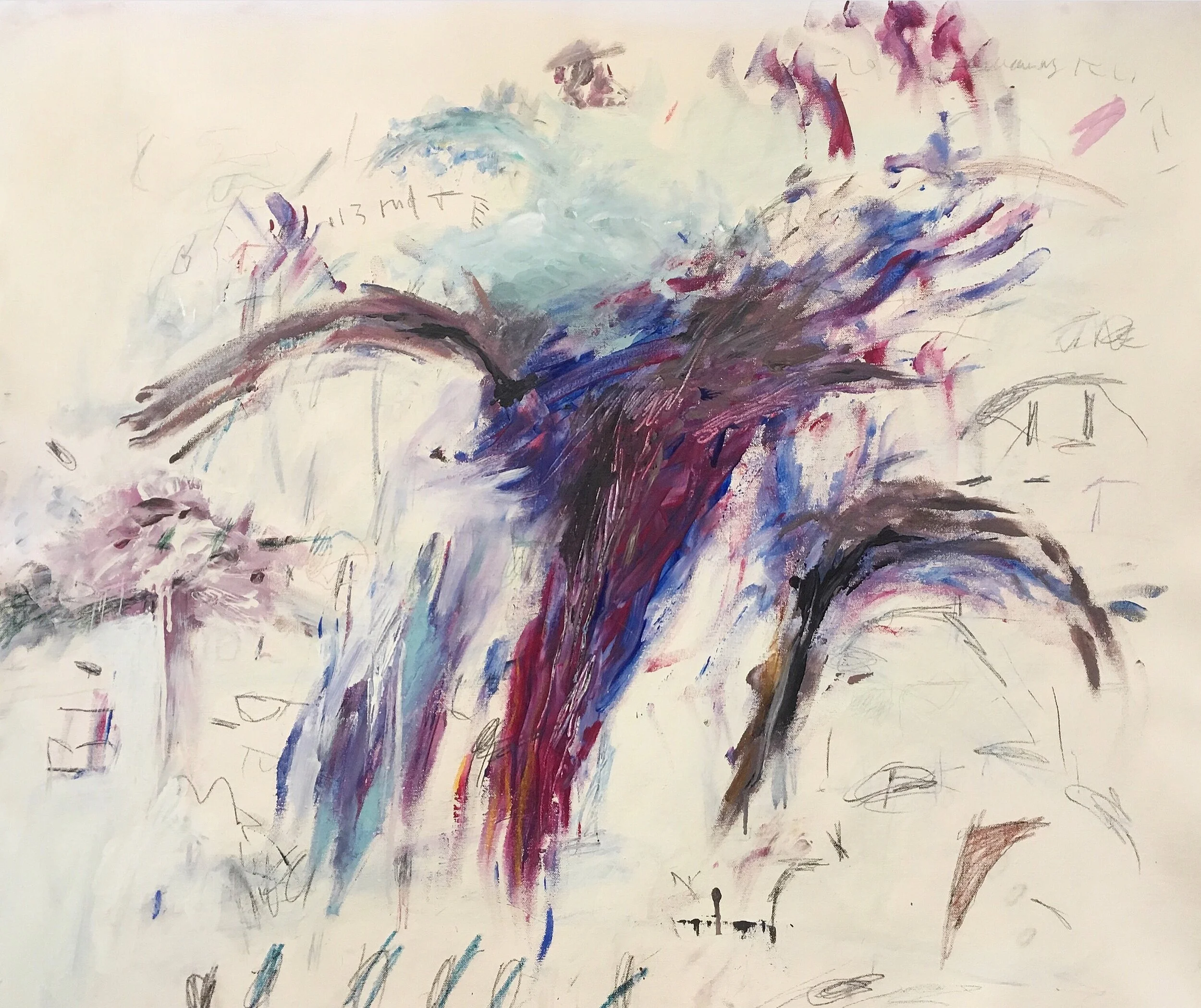 Signal30 x 36”mixed mediaon canvas