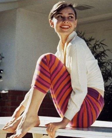 Audrey Hepburn, who was known for her natural beauty routines. 