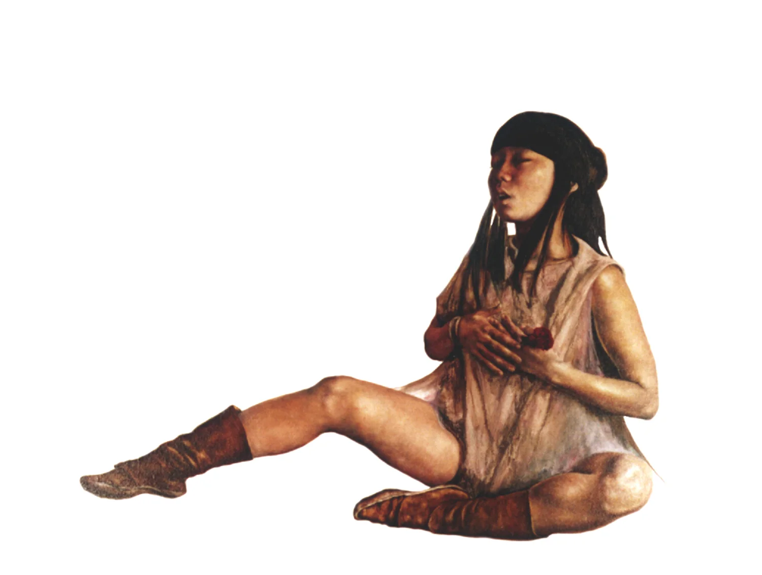 SPEAKING FROM THE HEART 1989 oil on Belgian linen 36 x 48 in. (91.4 x 121.9 cm.) Sold ________________________