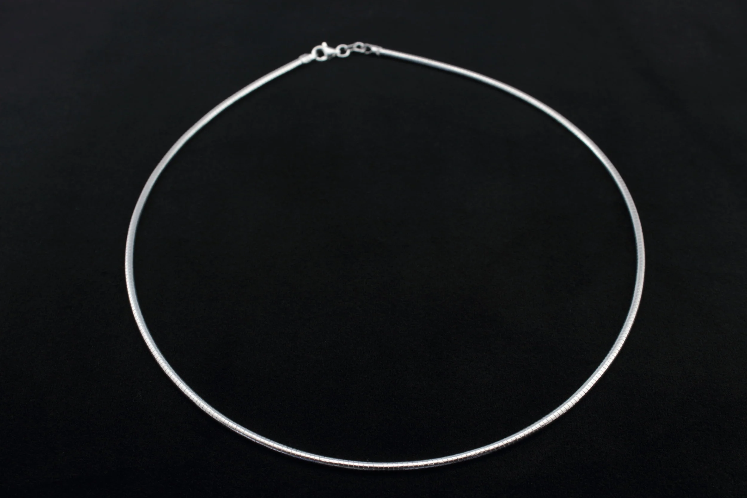 Omega Necklace 2.5 mm Sterling Silver