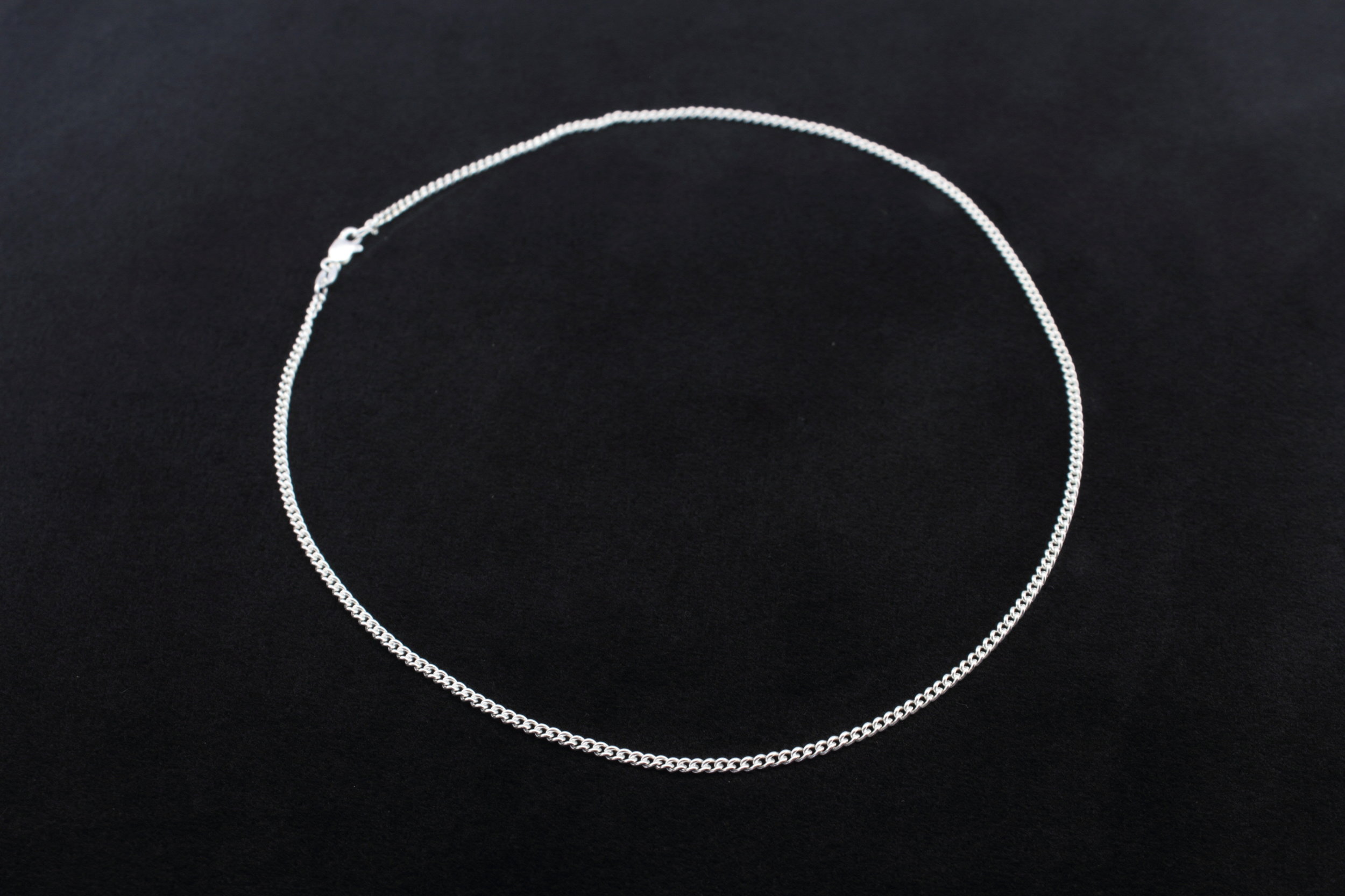 C60 Sterling Silver Curb Chain 