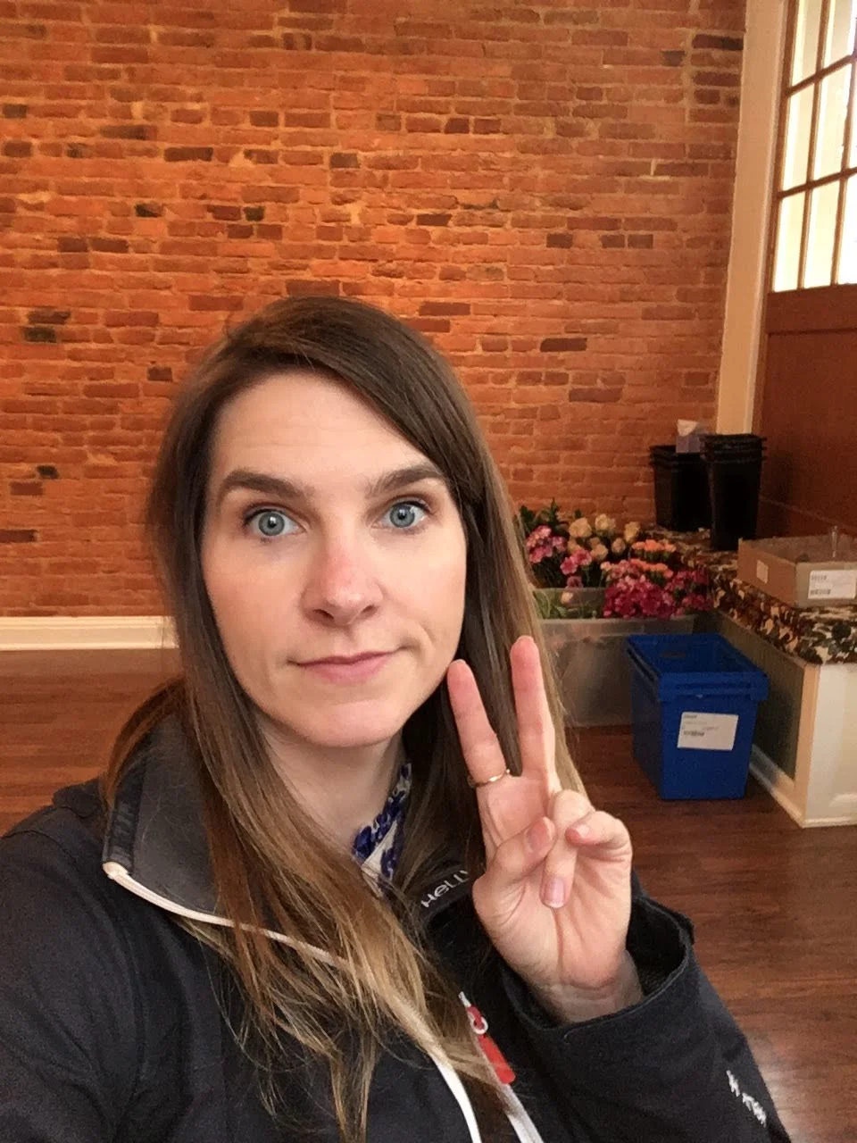 Photo to my friends to announce my new studio, April 2019