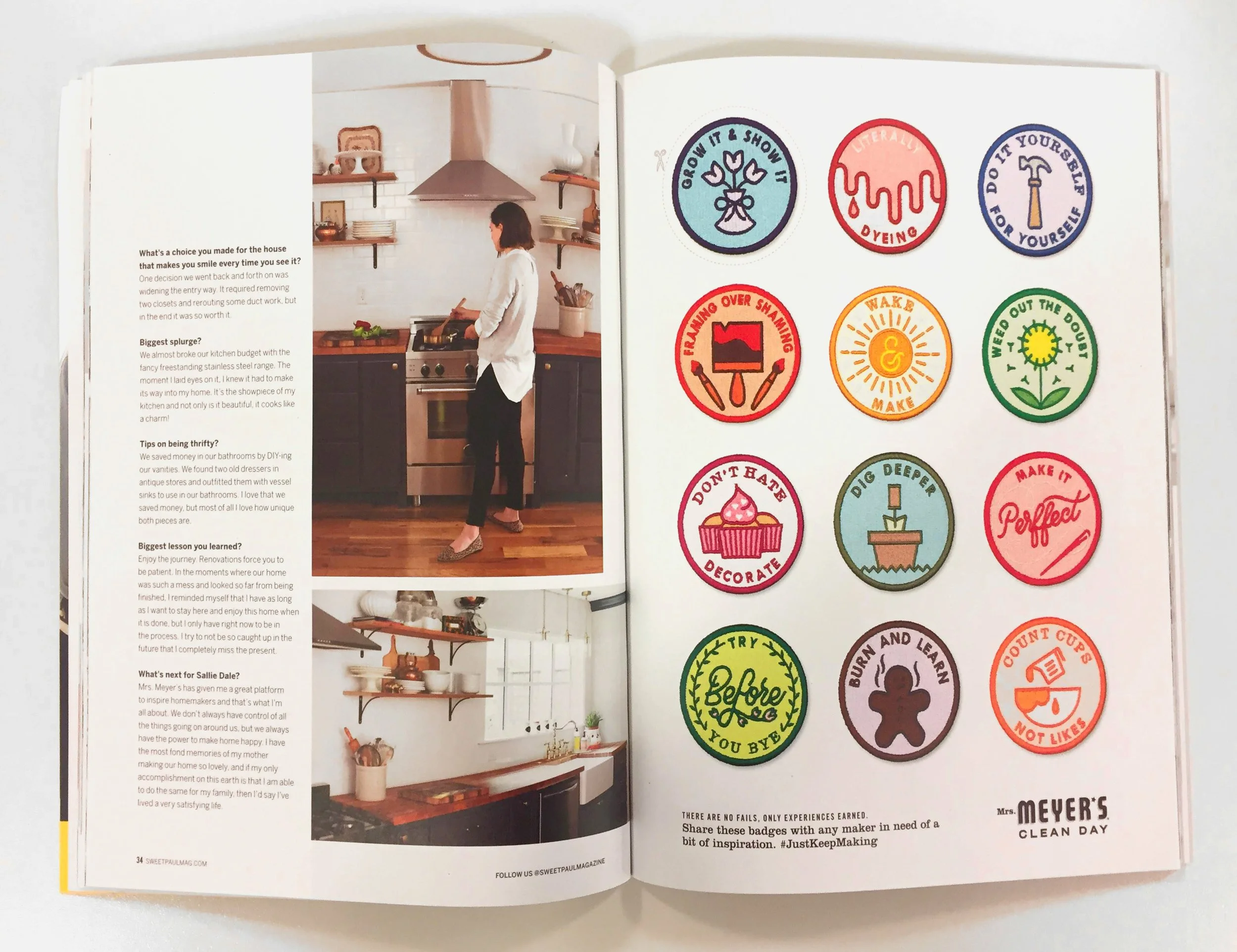 Through print and social channels, we encouraged people to keep making.