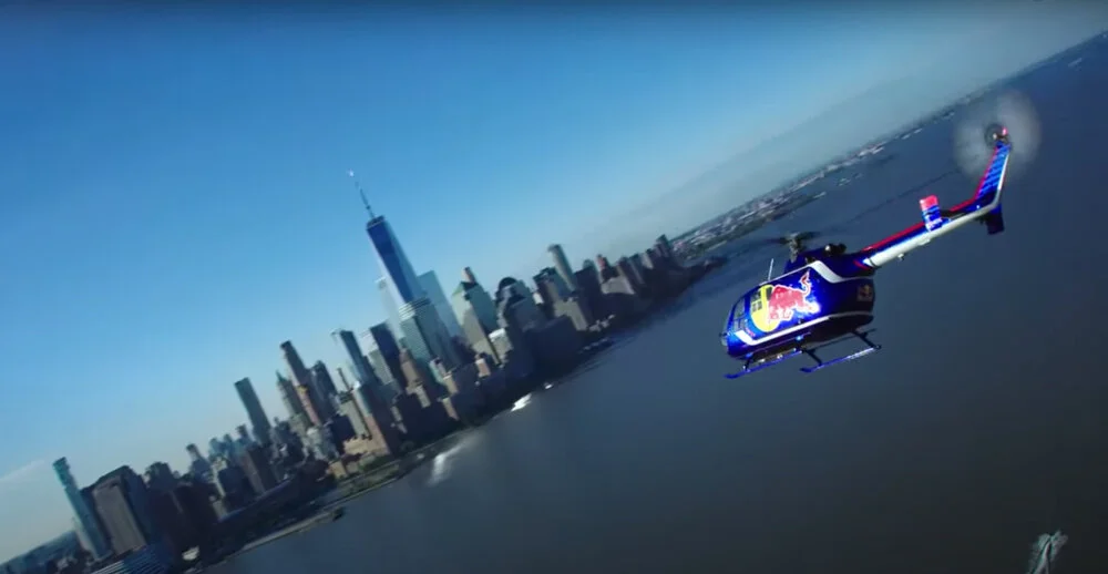 Red Bull Helicopter Stunts Over NYC
