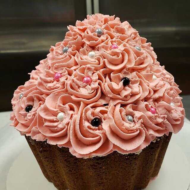 Giant  cupcake! #sweettreats #giantcupcake #thisismadeindc #supportlocal #birthdaycupcake #womanownedbusiness