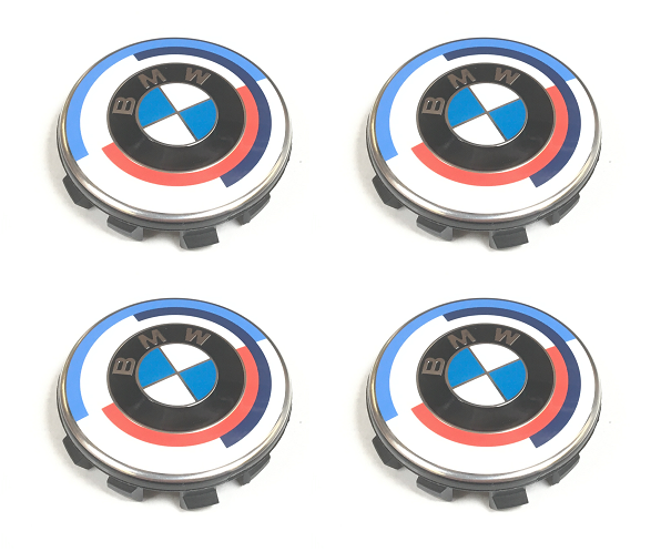 BMW 4x56mm 50th WHEEL HUB COVER HUB CAP RIM COVER NEW wheel caps