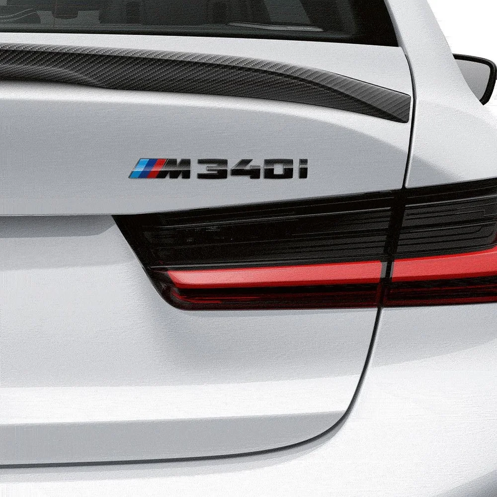 Genuine BMW Gloss Black G20 M340i Painted Rear Trunk Emblem 