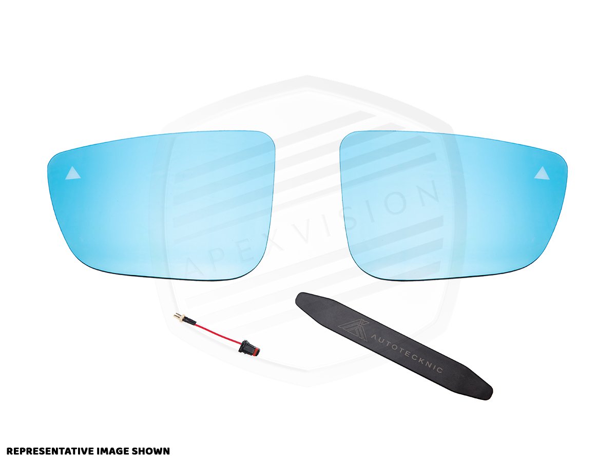 ApexVision Blue Tinted Side View Mirror Glass Set - E82/ E88 1-Series Pre-LCI