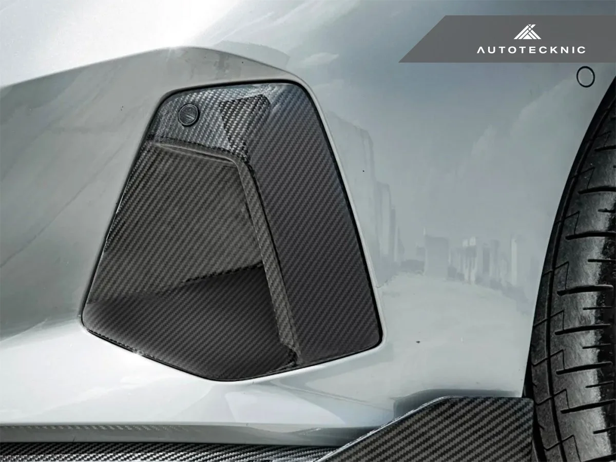 AutoTecknic Dry Carbon Front Bumper Trim Set - G60 5-Series