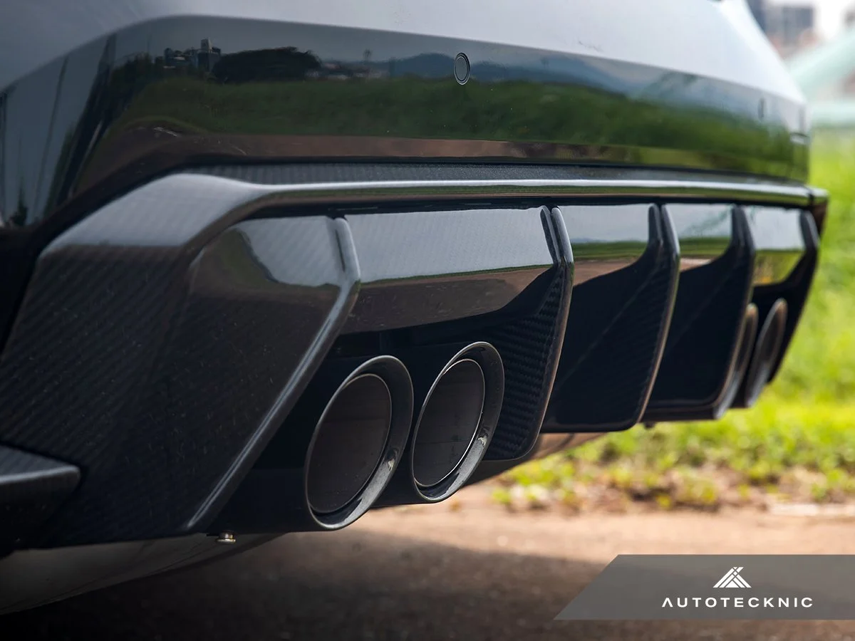AutoTecknic Dry Carbon Rear Diffuser Trim Set - G80/ G81 M3 | G82/ G83 M4