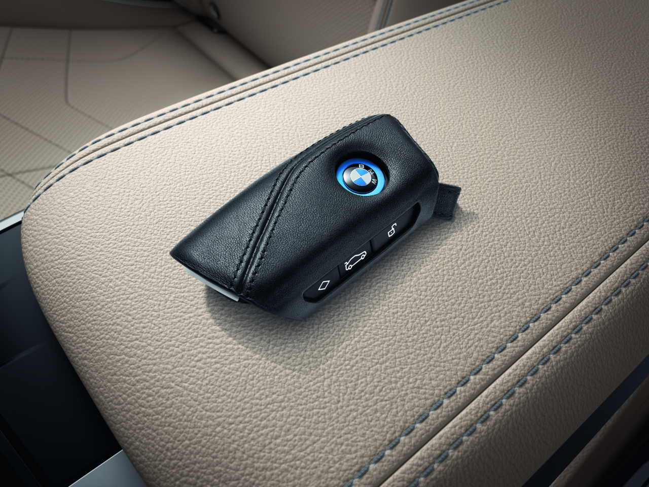 Genuine BMW Leather Key Case