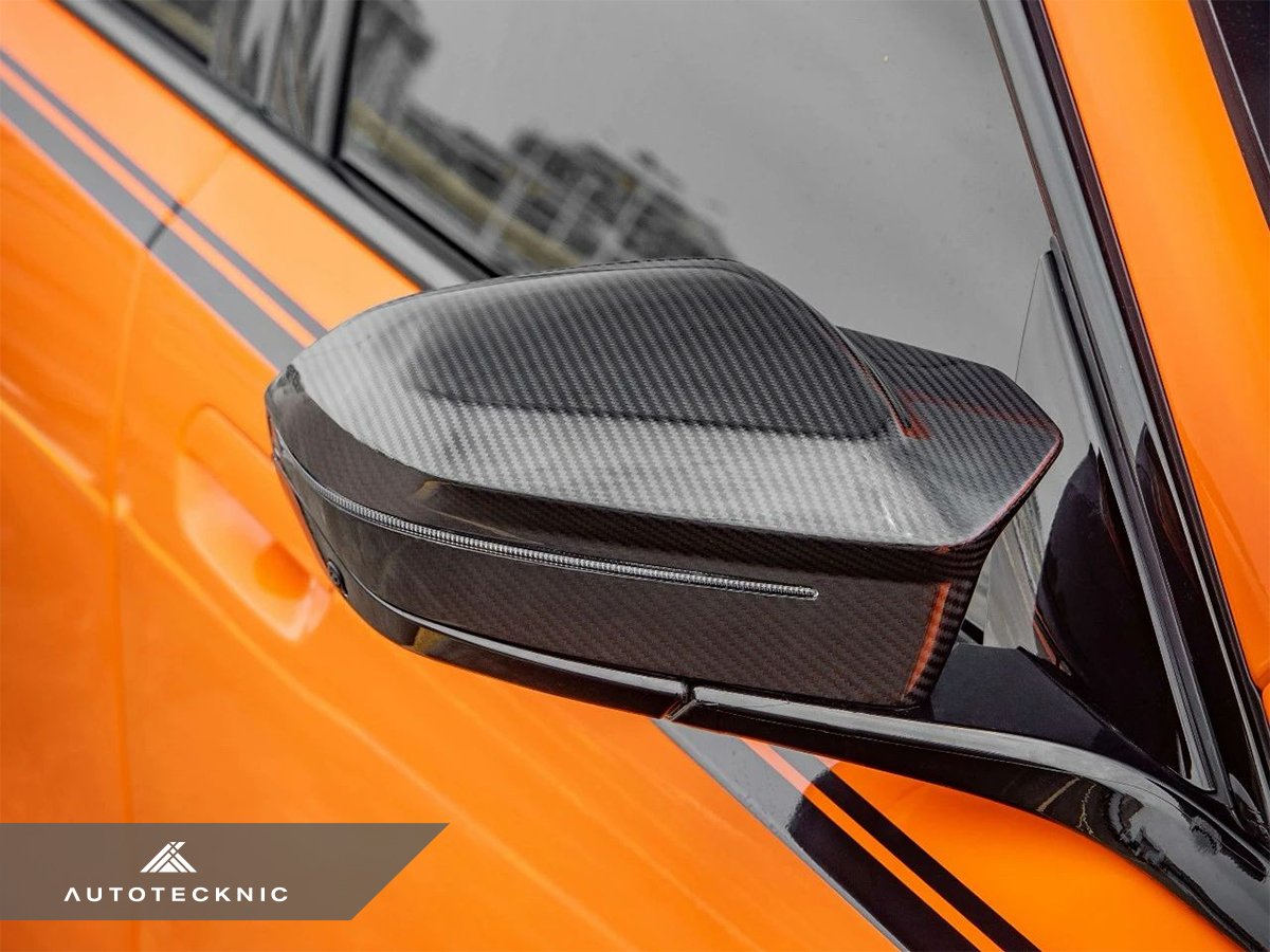 AutoTecknic M-Inspired Dry Carbon Mirror Cap Set - G60 5-Series | G70 7-Series | G90/ G99 M5 | G45 X3