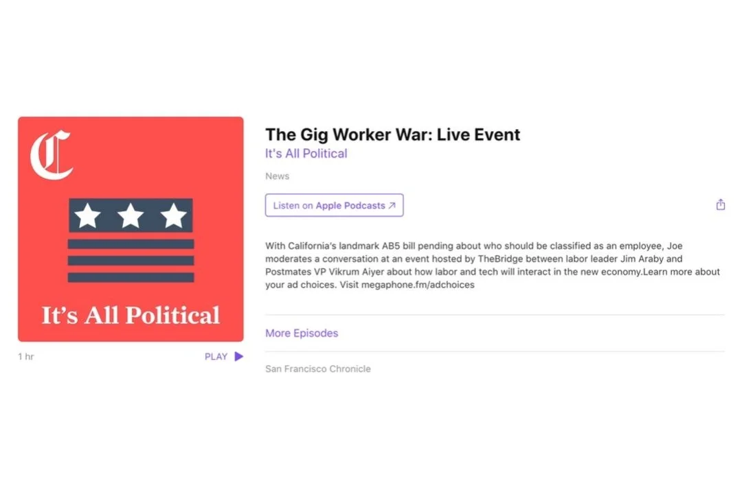 Event Podcast and Photos - TheBridge Future of Work Event is now an SF Chronicle Podcast