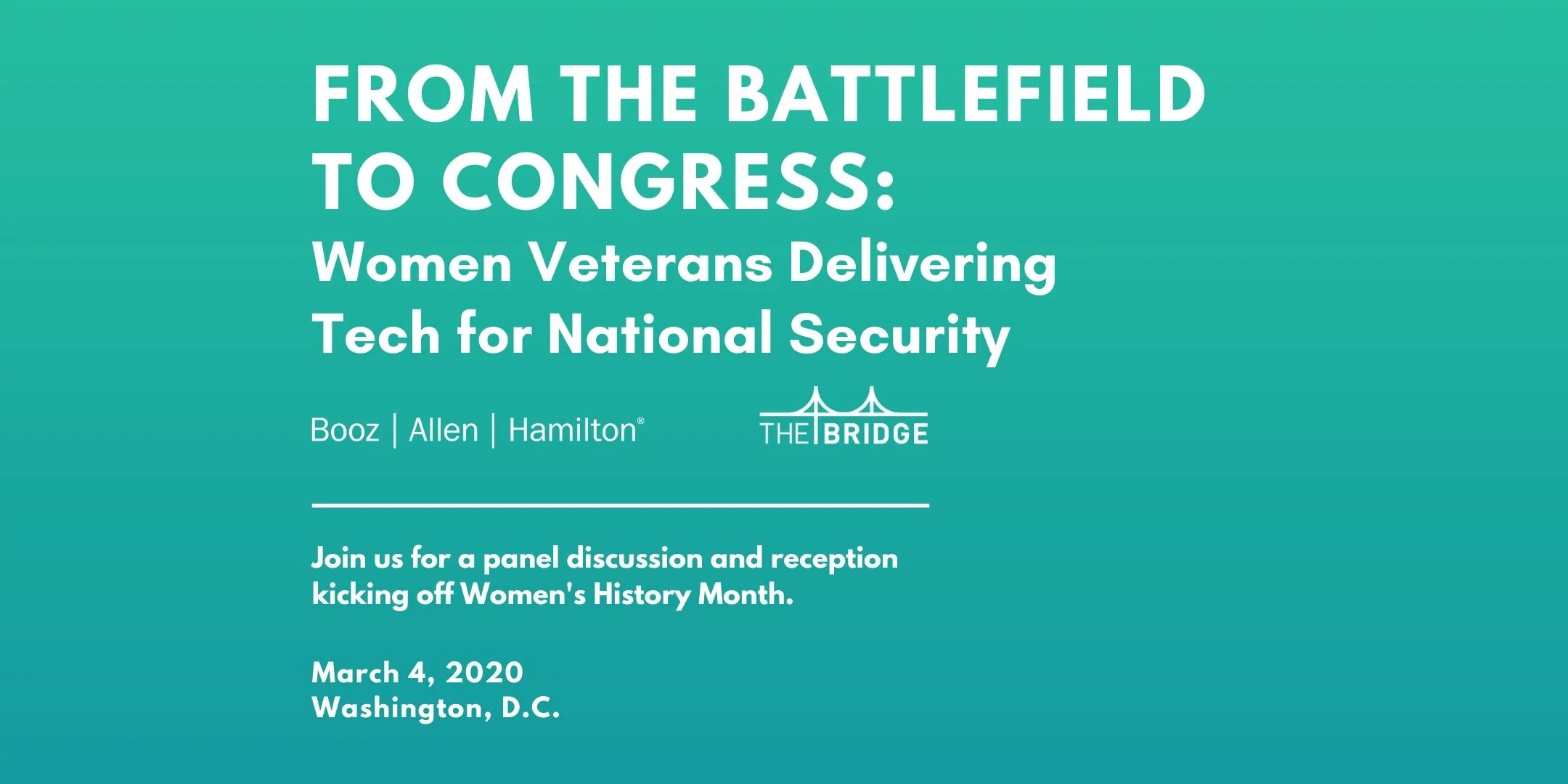 From the Battlefield to Congress: Women Veterans Deliver Technology for National Security