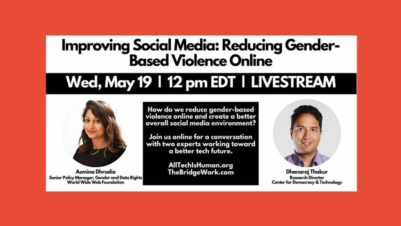 Improving Social Media: Reducing Gender-Based Violence Online