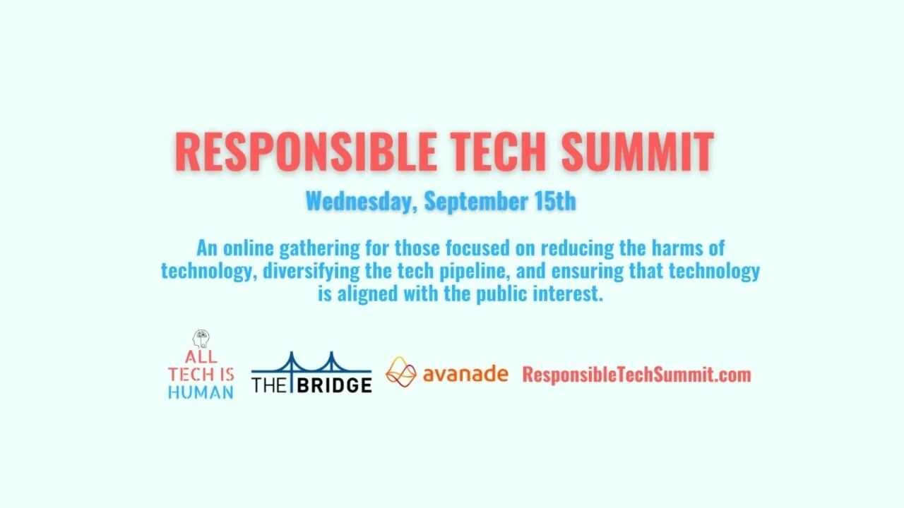 Responsible Tech Summit: September 2021