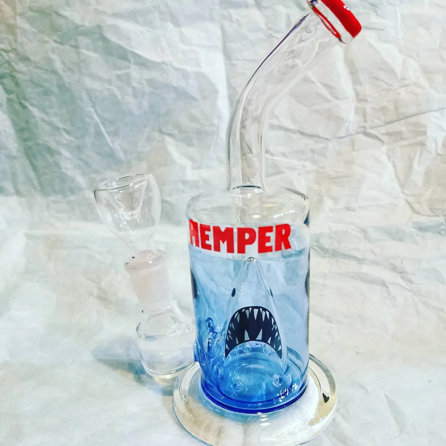 Is it shark week yet? 
So many new kickass bongs bubblers and pipes!!!!
.
.
.
 
.
.
.
.
.
#goldenrules #goldenbc #raddest #shark #sharkweek #headshop #smokeshop #vapeshop #giftshop #allthethings #sharkattack #sharkrig #ocean #water #420