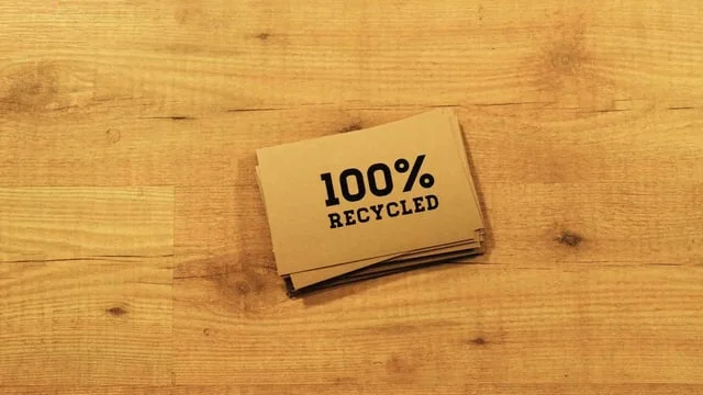 Happy Earth Day with Brown Kraft Business Cards
