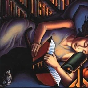 Bascove, Reading in bed, 1970