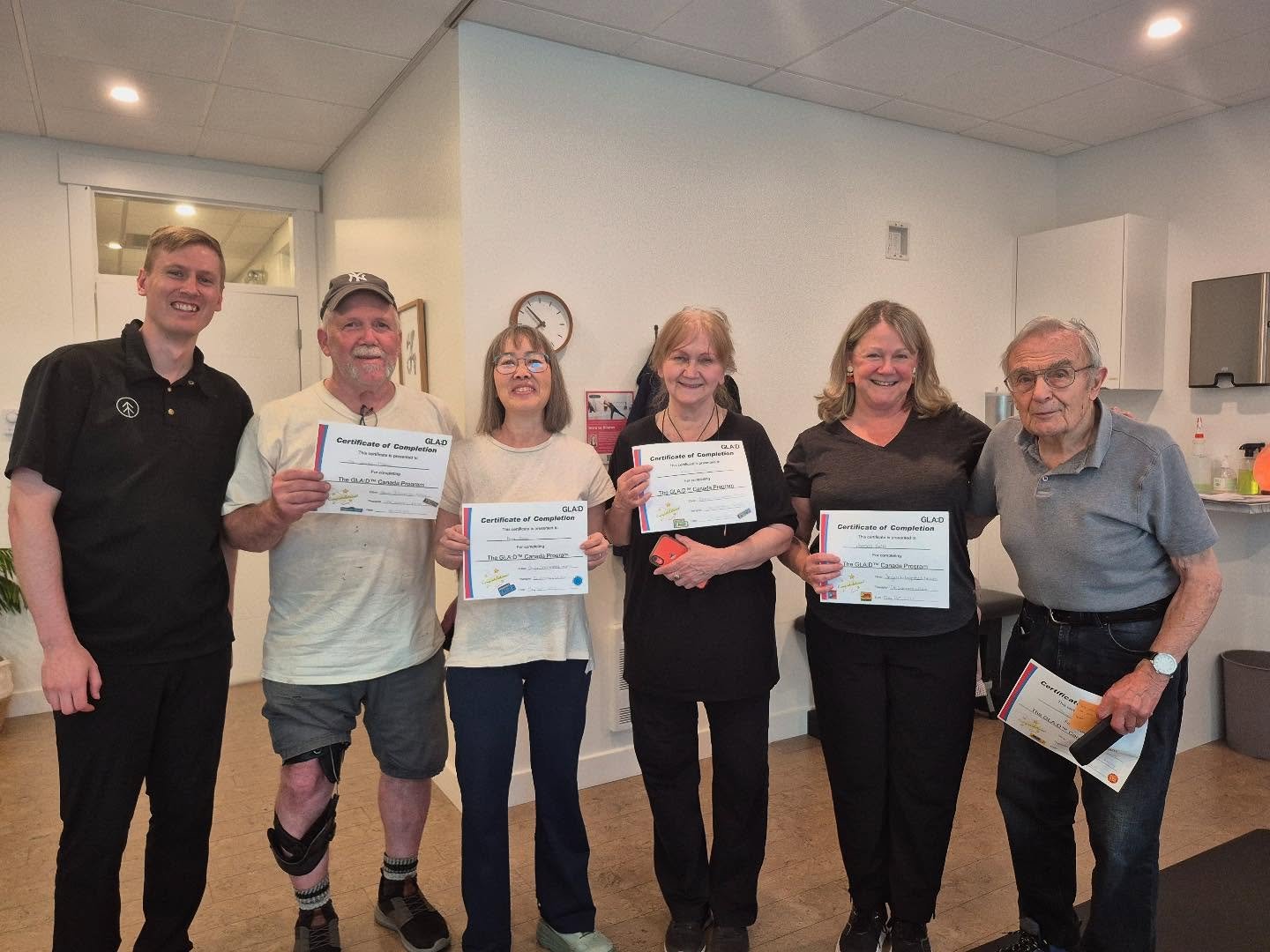 Congratulations to our newest GLA:D graduates! 

We loved this group!

Join Garrett for our next GLA:D Program starting next Friday. Give us a call if you&rsquo;re interested (250)941-2211