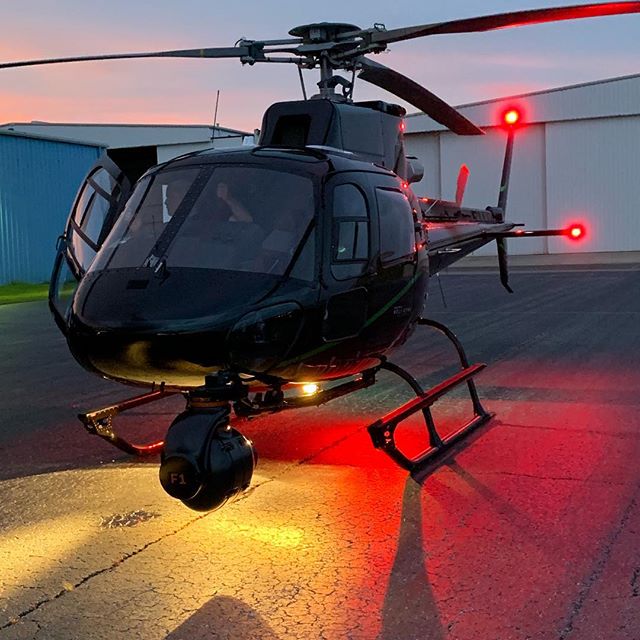 Shutting down after a long day of #aerials in #georgia with @eliterotorcraft and our @shotovercamera #shotoverf1 #sunset #lit @reddigitalcinema @angenieuxlenses @airbus_helicopters @meekeraviation