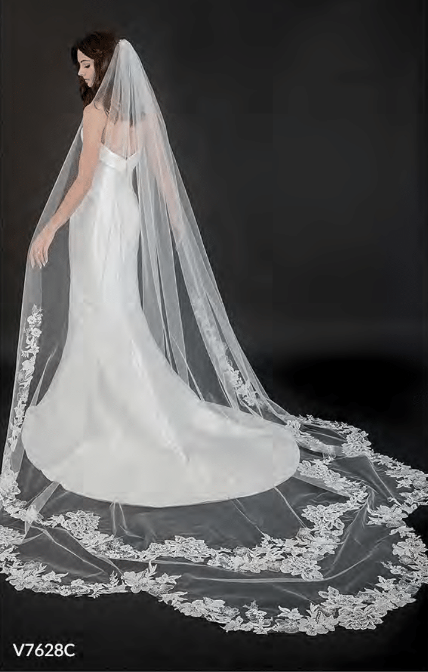 Bel Aire Pearl Veil- BAV7682 — Danielly's Boutique