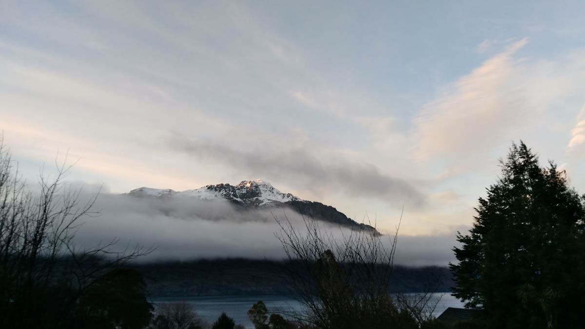 Headed up into them tharr hills for my first day of skiing.