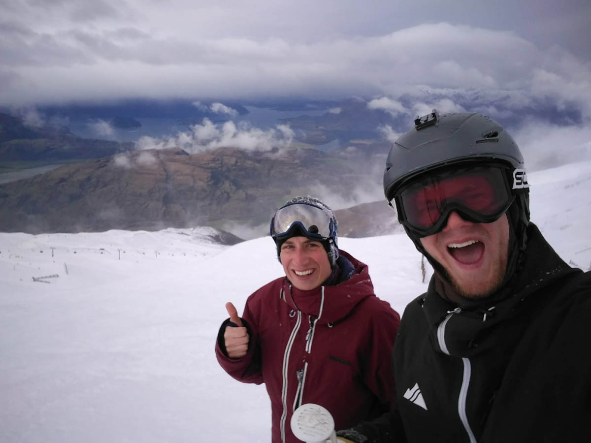 Took coming all the way down south to finally get some turns in with Fleuger!
