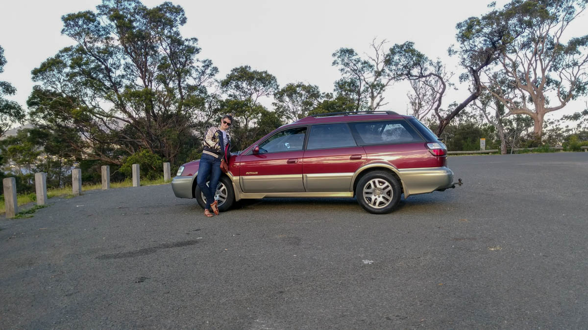 Our sexy Subaru.