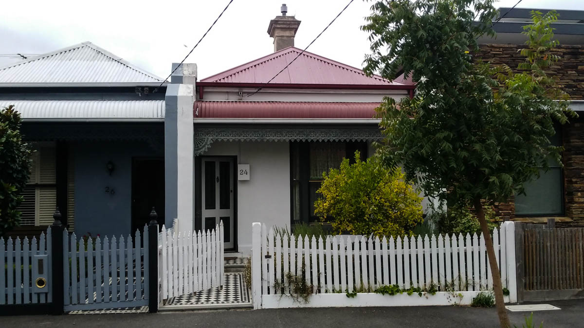 and our house…