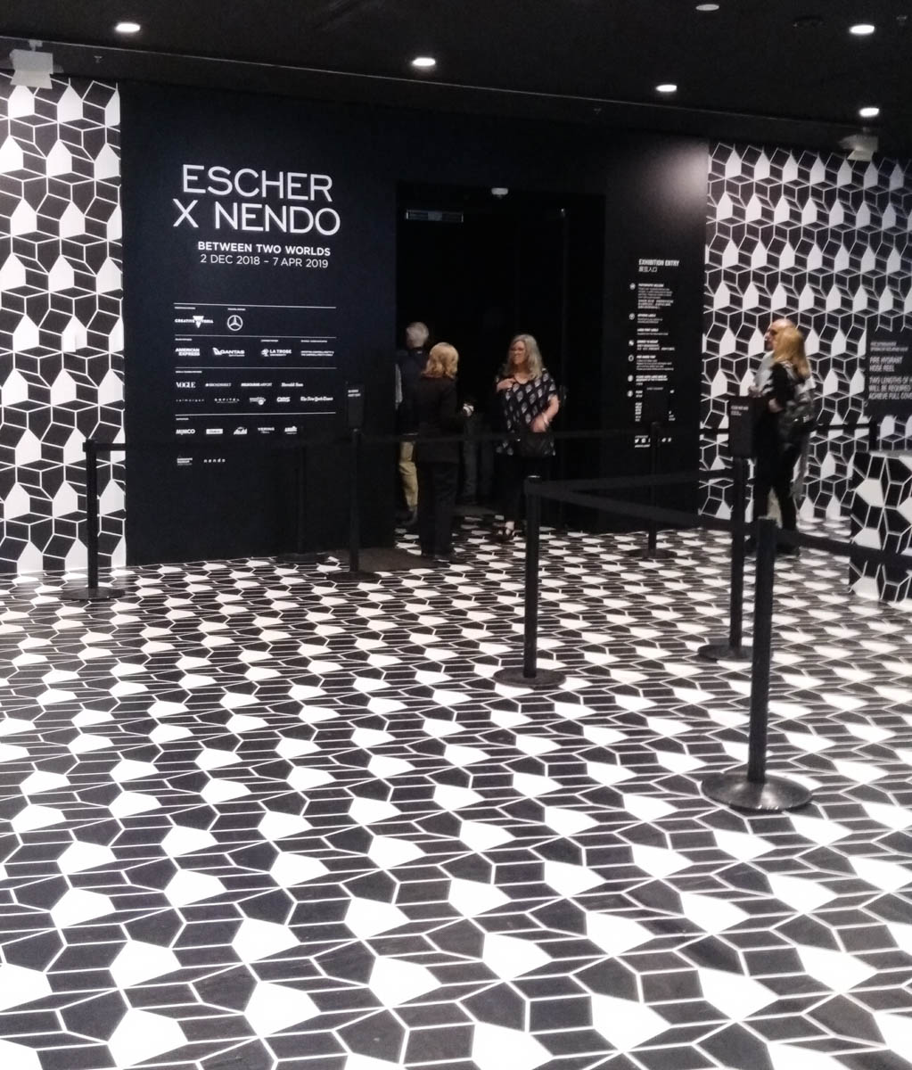 Had a chance to see a killer MC Escher exhibit right when we arrived.