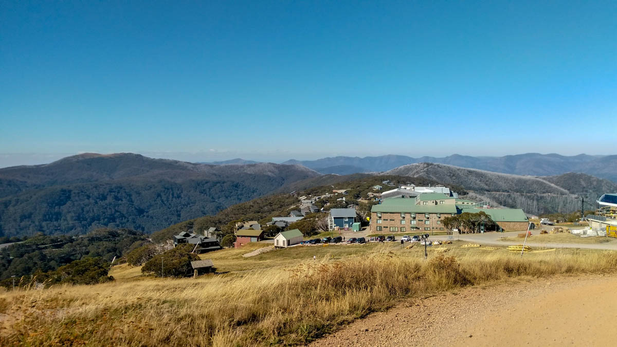 Mt. Buller, nobody told these Aussies to build their village at the bottom of the ski mountain!