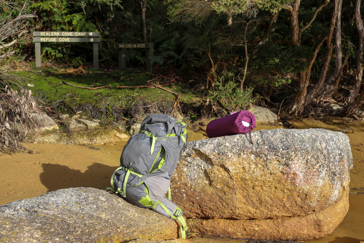 One pack delivered safely across the river.