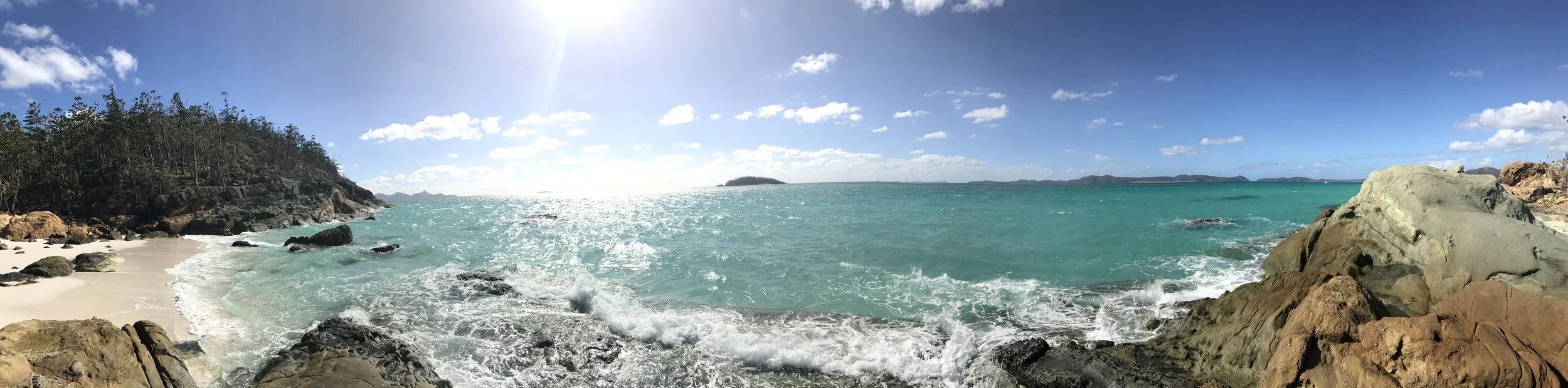 Secret beach at Whitehaven