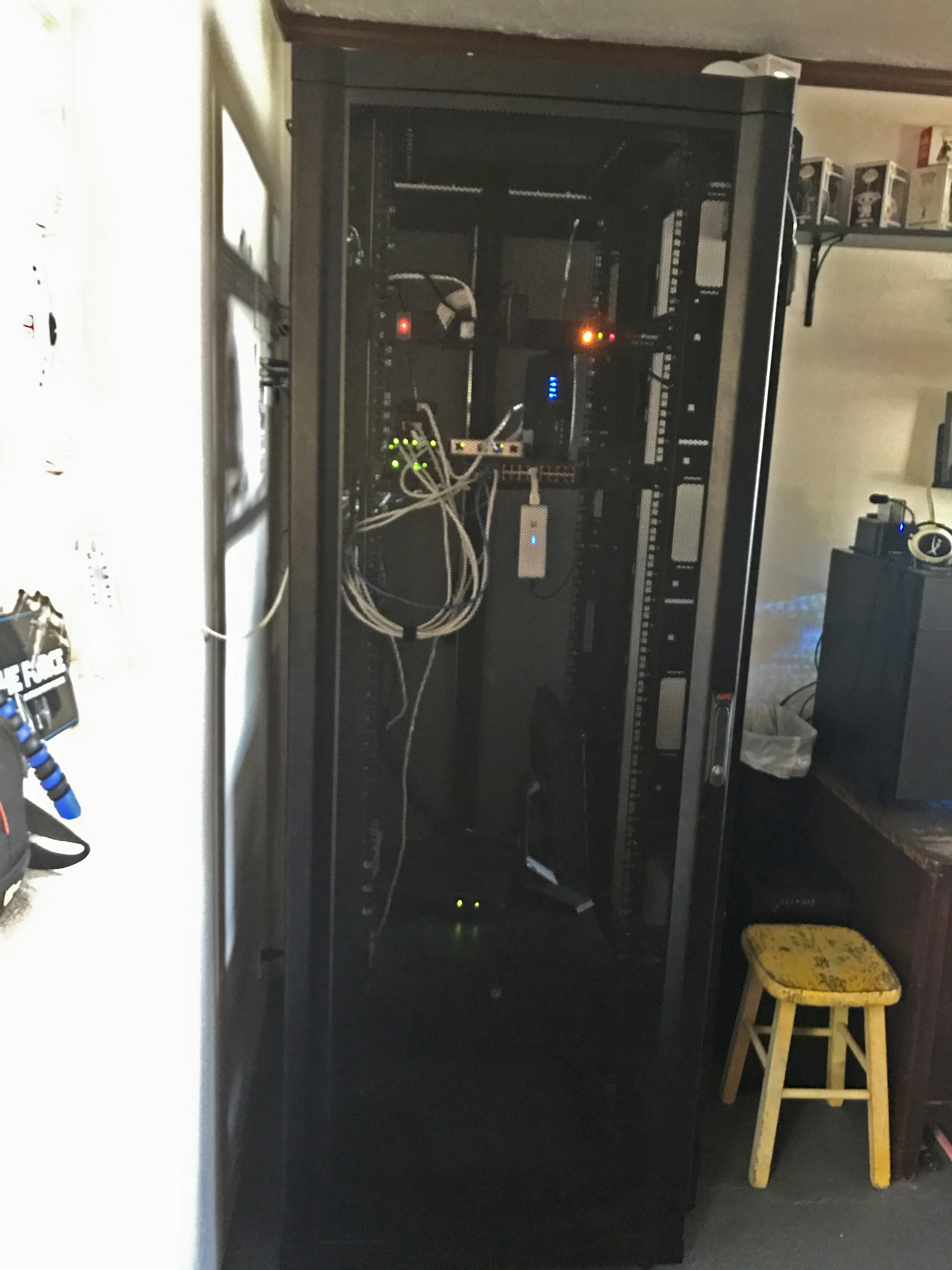 An example a full size rack and one say it can be implemented in your business or even a home setup.