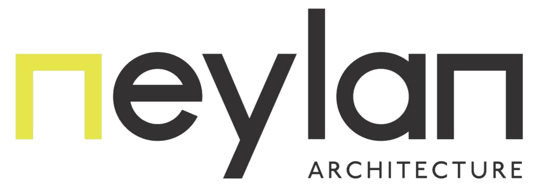 Logo for Eylan Architecture with a yellow square and stylized black text.