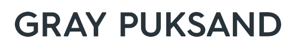 Text reading 'GRAY PUKSAND'