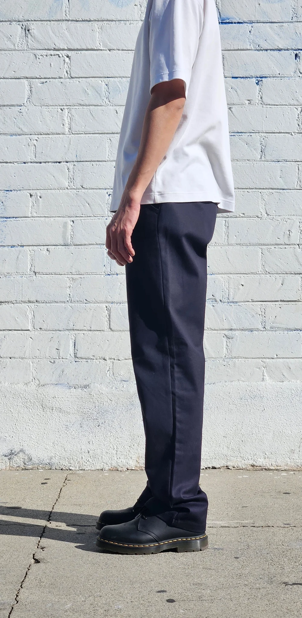 Navy Relaxed Chino Pants