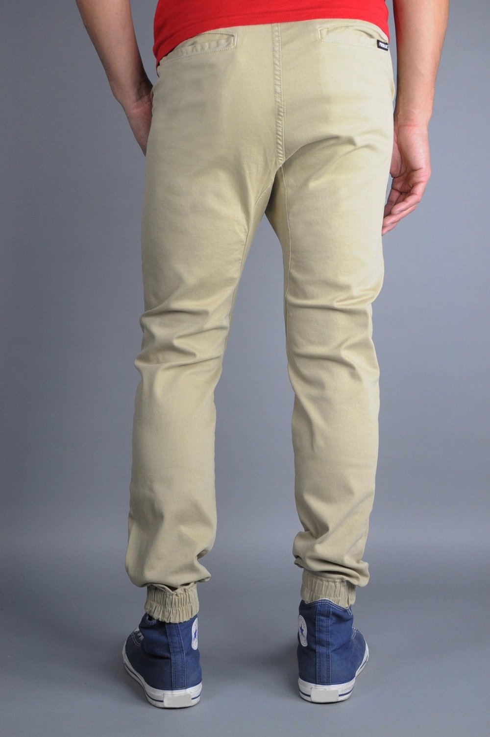 Khaki Jogger Pants — Neo Blue