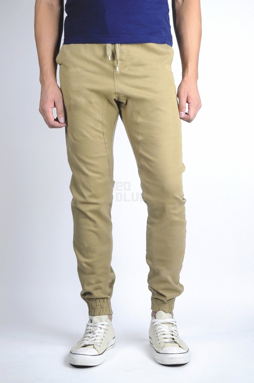 Camel Jogger Pants — Neo Blue Jeans – Made-in-USA Baggy Denim