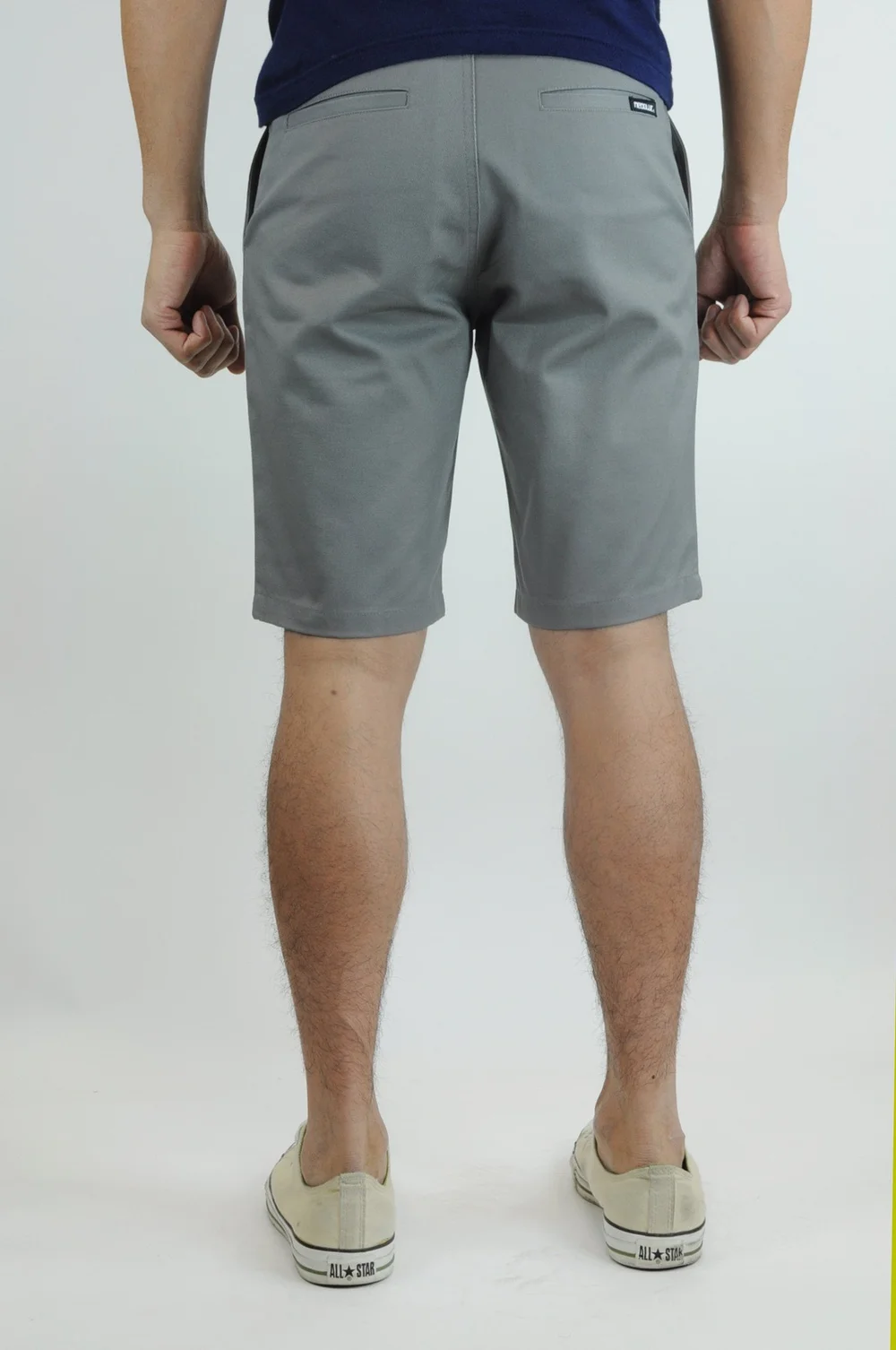 Gray Chino Shorts | Clean Minimal Fit — Neo Blue Jeans – Made-in