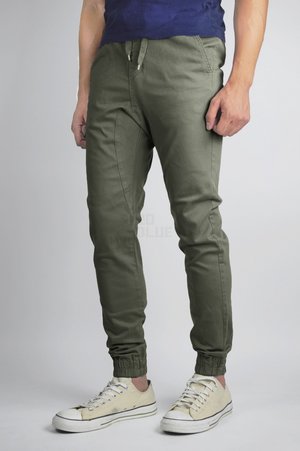 Army Green Jogger — Blue
