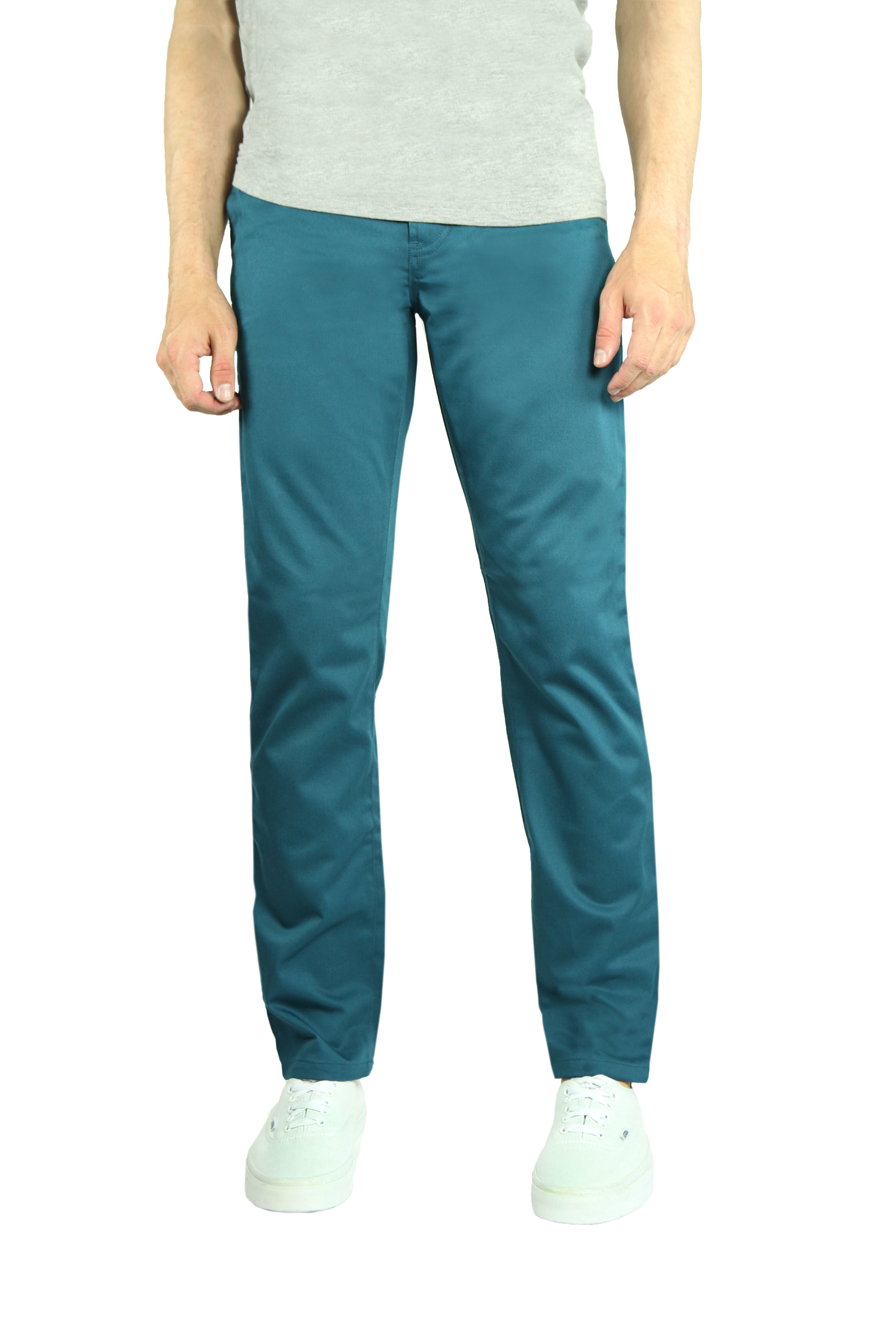 teal chinos