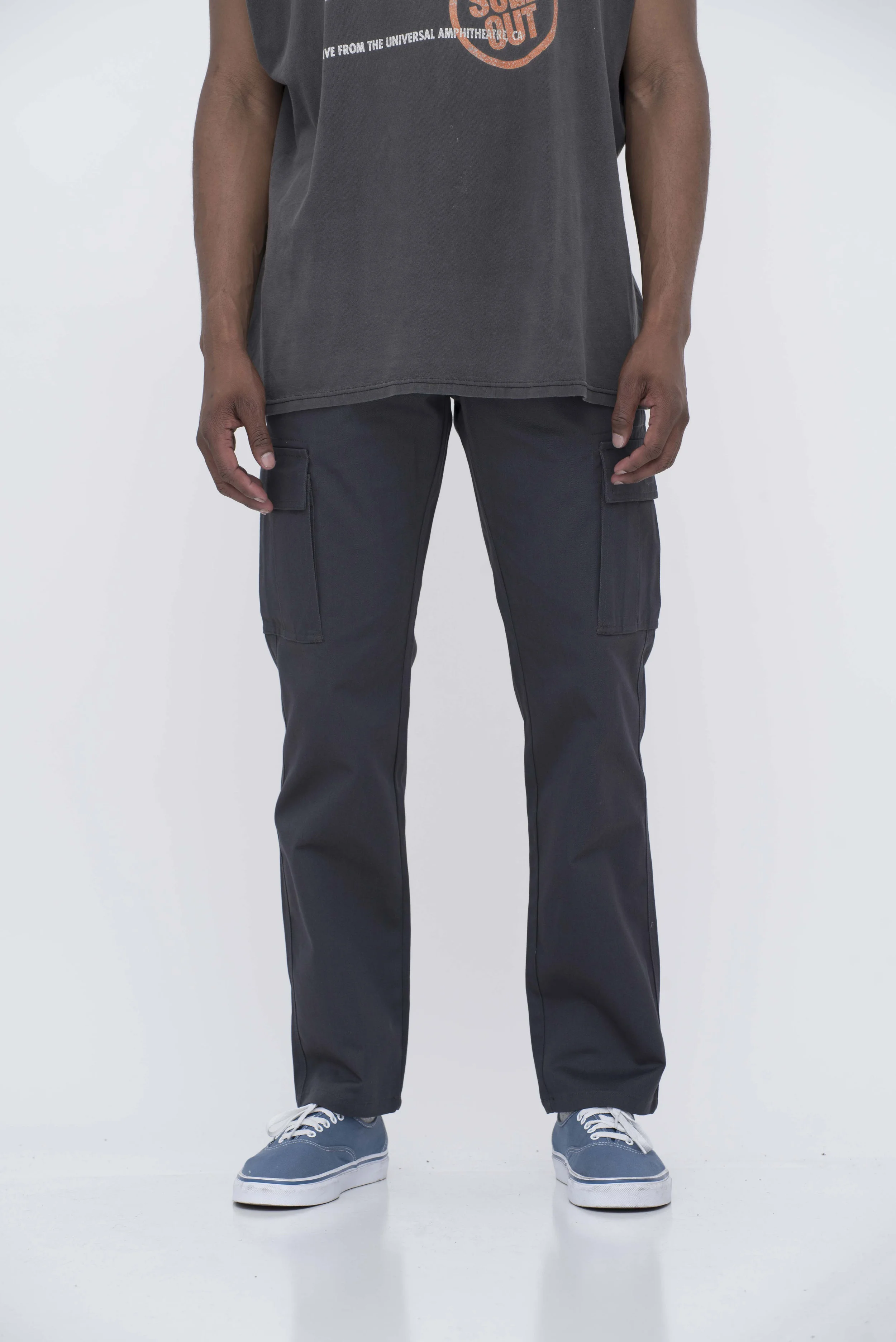 Charcoal Cargo Pants
