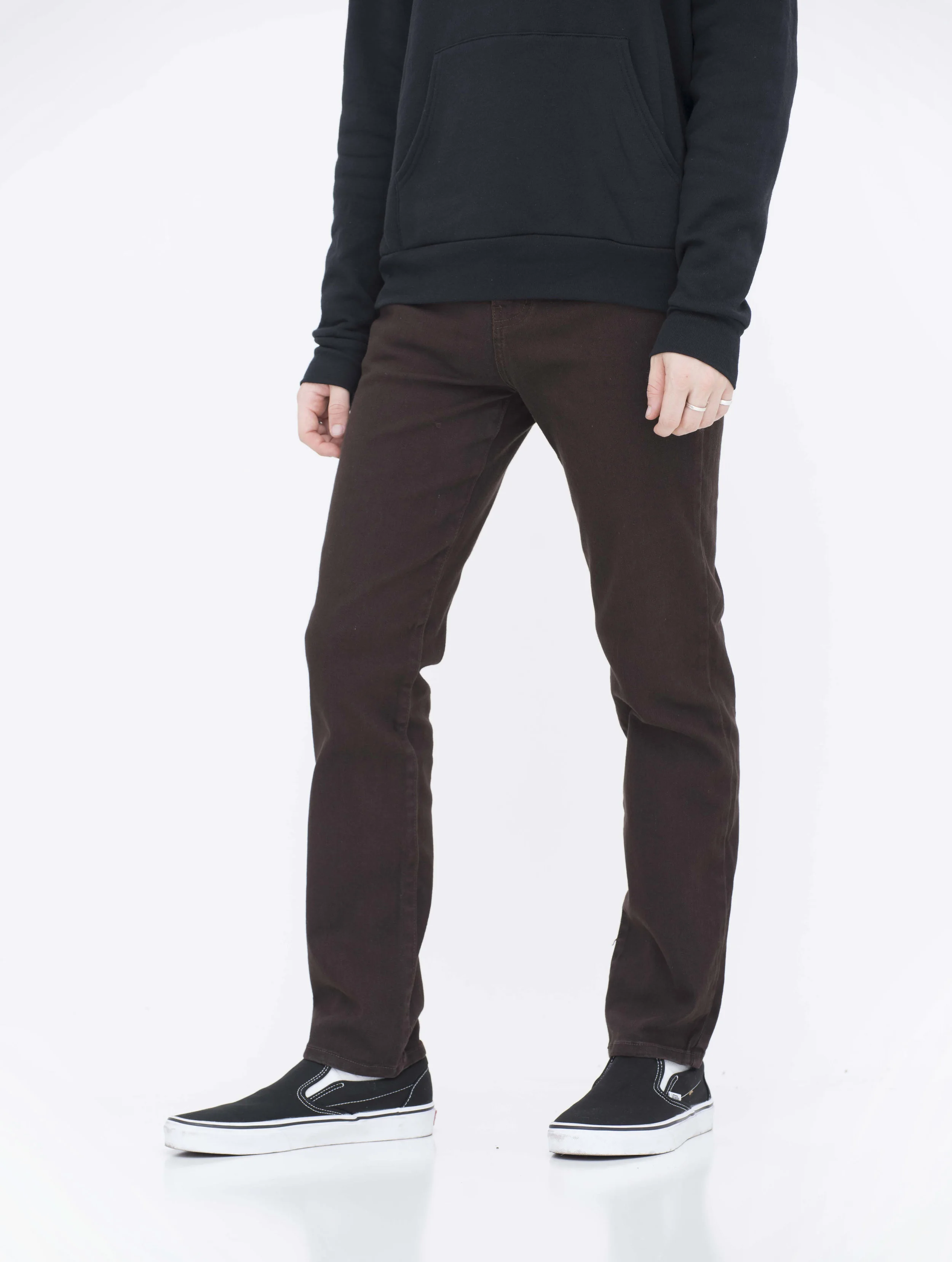PLEIN SUD Brown Cotton Mid Waist Skinny Denim Jeans main image 0