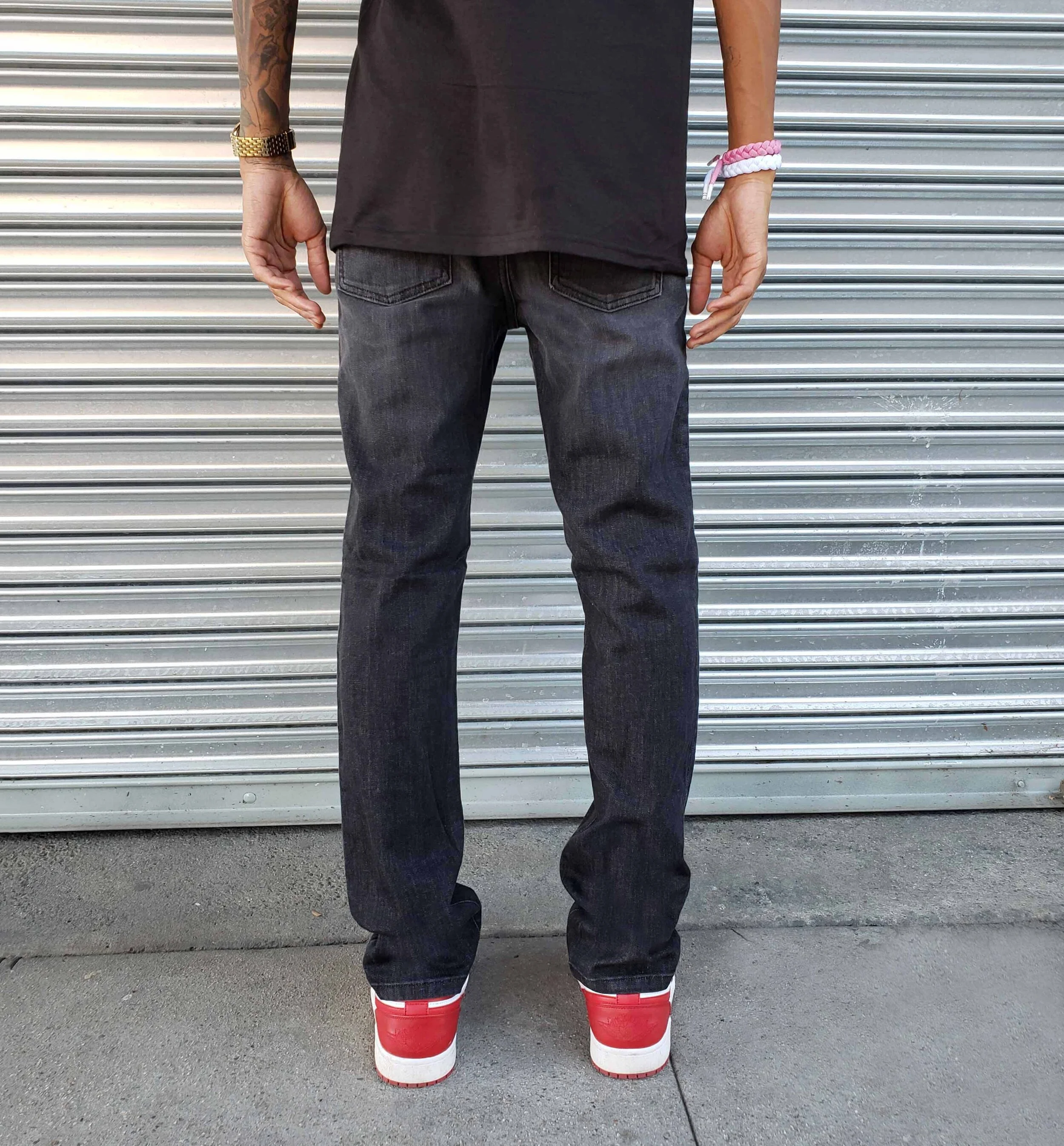 Fade Black Back View