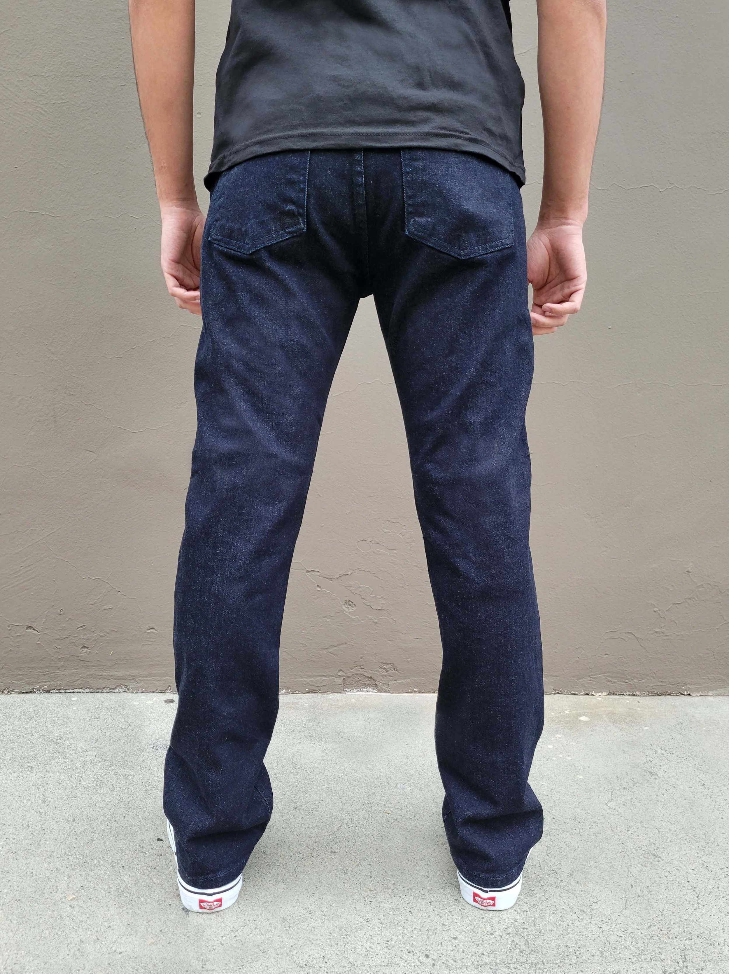 Slim Straight Denim Jeans | Neo Blue